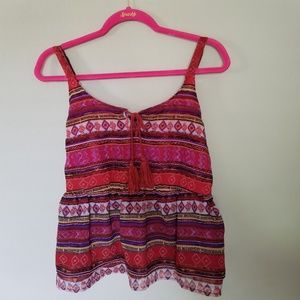 Aztec Print Cami blouse